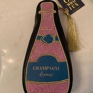 Champagne small clutch